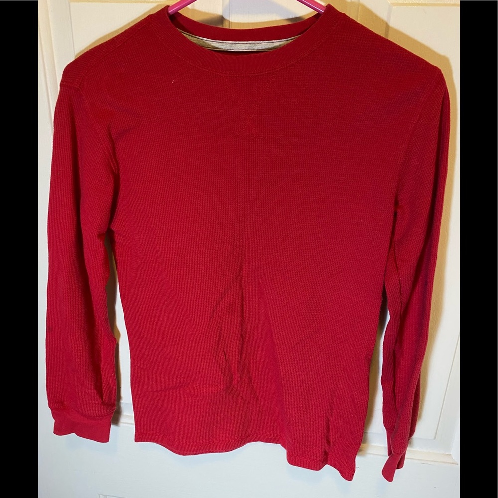Faded glory Kids red thermal long sleeve